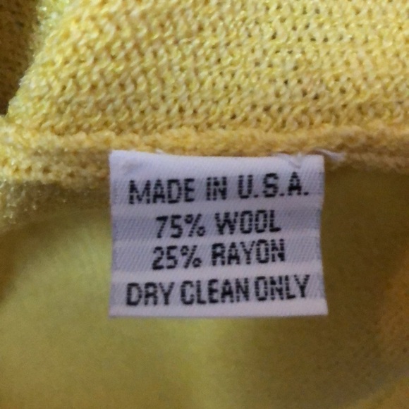 Vintage 1980’s Alnoral By Al Spokavicius Wool Blend Knit Dress in Size Small - Picture 9 of 9